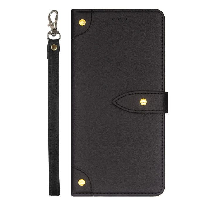 IDEWEI For Fairphone 5 Case PU Leather Card Holder Phone Cover - Black - 5