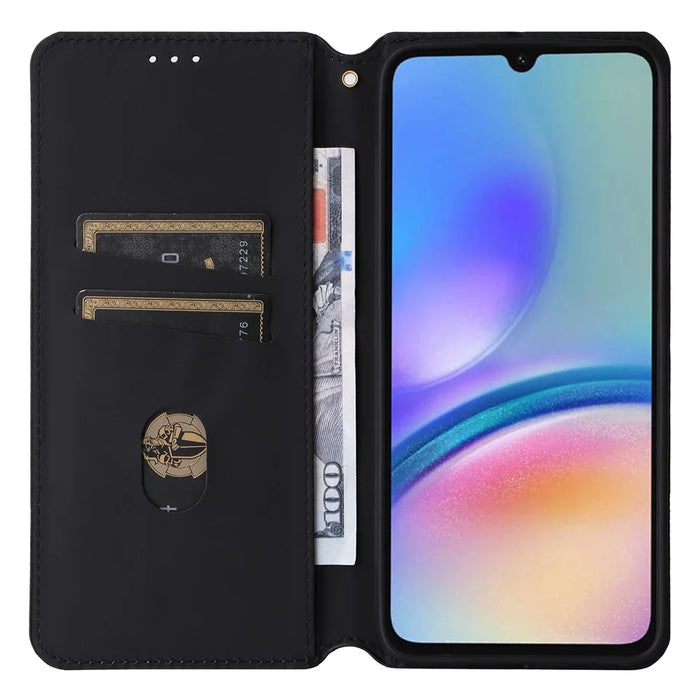 For Samsung Galaxy A05s 4G / M14 4G Case Magnetic Closing Leather Wallet Cover - Purple - 2