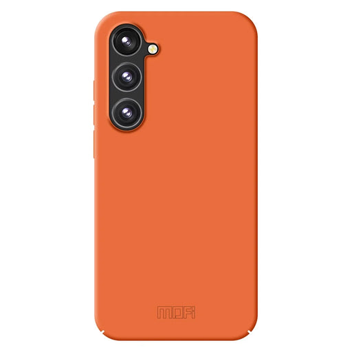 MOFI JK Qin Series For Samsung Galaxy S23 FE Case Acrylic+TPU Phone Back Cover - Orange - 1