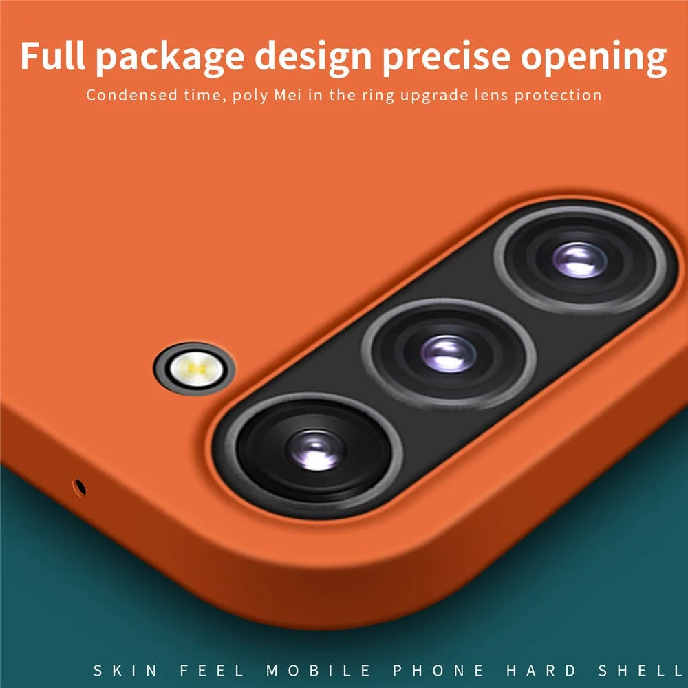 MOFI JK Qin Series For Samsung Galaxy S23+ Phone Case Anti-scratch Phone Cover - Orange - 4