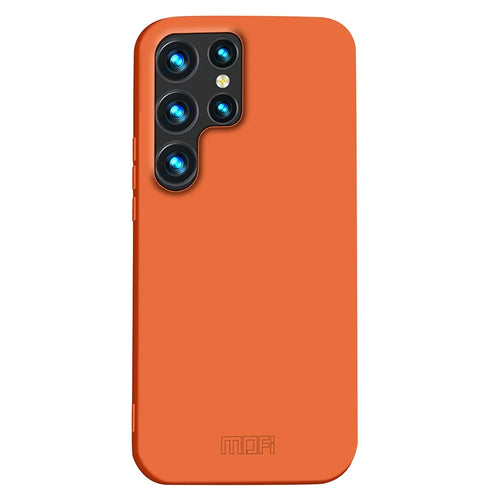 MOFI JK Qin Series For Samsung Galaxy S23 Ultra Case Matte Protective Phone Cover - Orange - 1