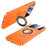 VOERO For iPhone 13 Pro Max Magnetic Case Kickstand Phone Cover with Lens Protector - Orange - 1