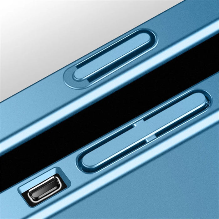 VOERO For iPhone 13 Pro Max Magnetic Case Kickstand Phone Cover with Lens Protector - Orange - 7