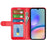 For Samsung Galaxy A05s 4G Case Stand Wallet Anti-fall PU Leather Phone Cover - Red - 2