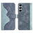 For Samsung Galaxy A05s 4G Case Leather Wallet Stand Shock-absorbing Phone Cover - Blue - 1