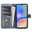 For Samsung Galaxy A05s 4G Case Leather Wallet Stand Shock-absorbing Phone Cover - Blue - 2