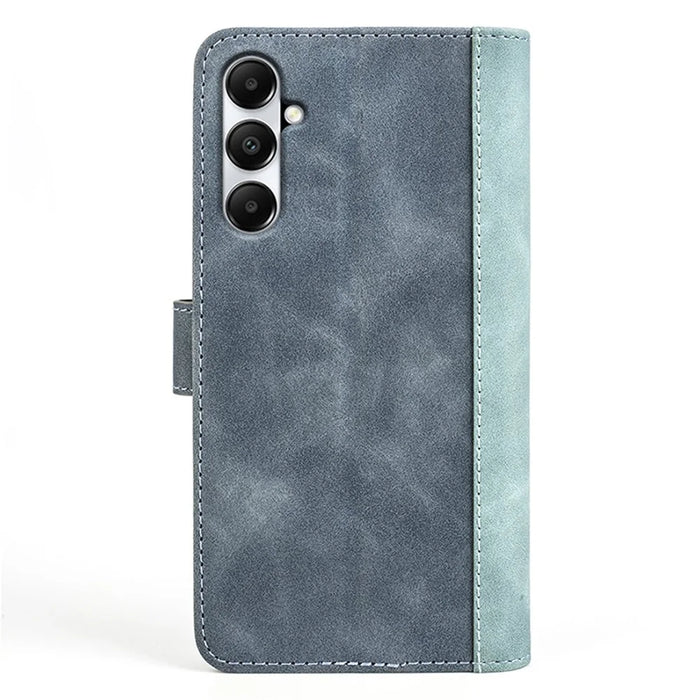 For Samsung Galaxy A05s 4G Case Leather Wallet Stand Shock-absorbing Phone Cover - Blue - 7