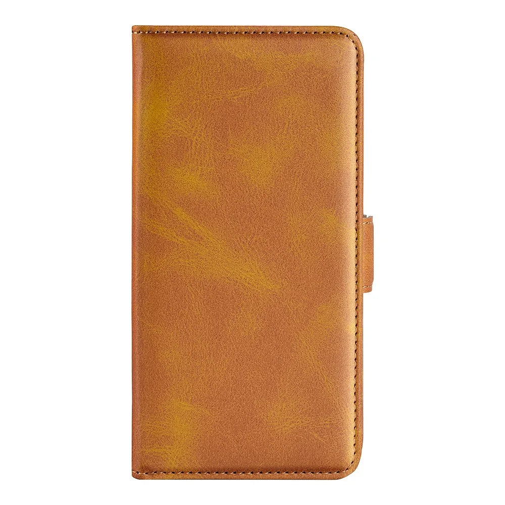 For Samsung Galaxy A05s 4G Case Drop Protection Leather Wallet Stand Phone Cover - Yellow - 5