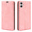 For Samsung Galaxy A05 4G Case PU Leather Phone Wallet Skin-touch Flip Cover - Pink - 1