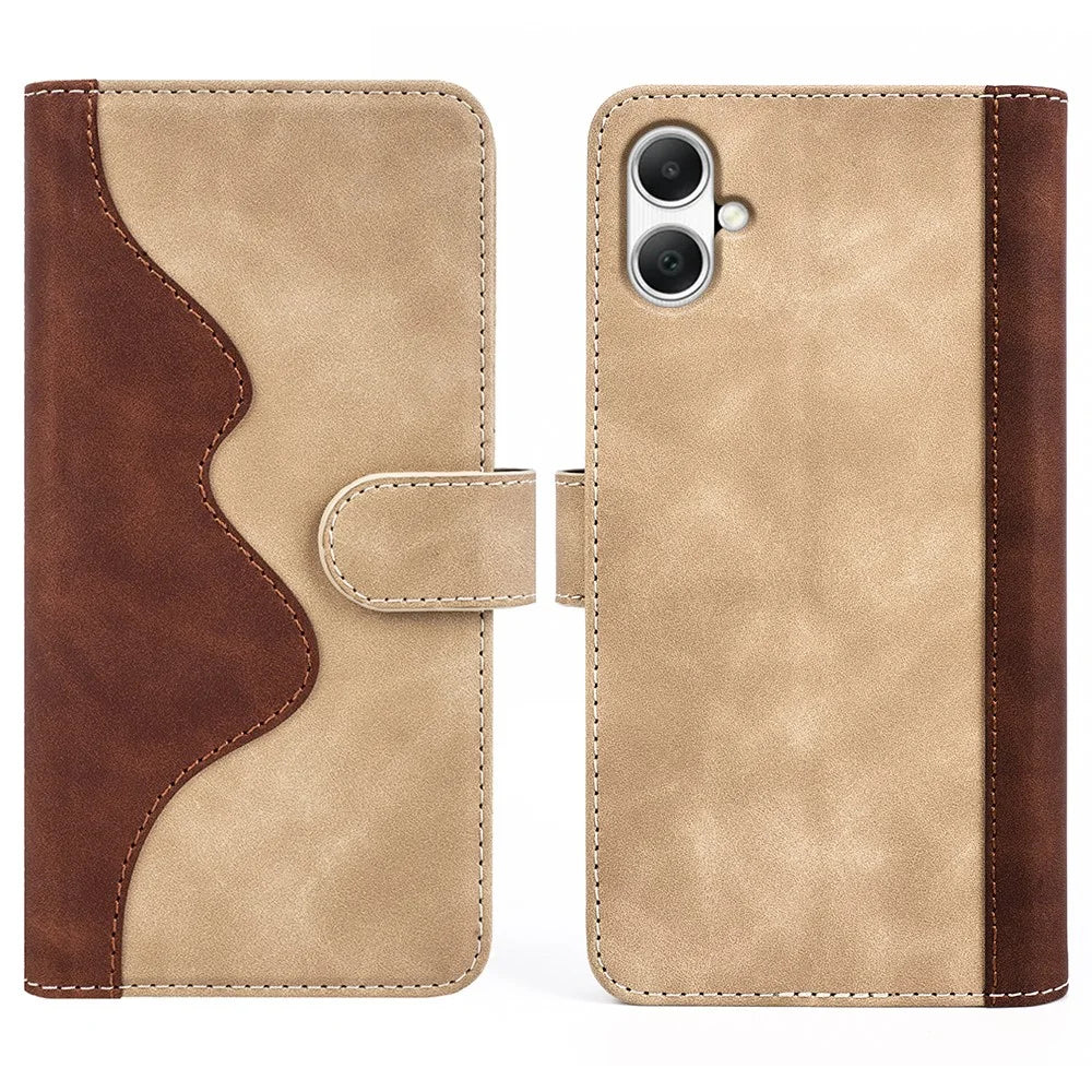 For Samsung Galaxy A05 4G Case Drop Proof PU Leather Wallet Phone Cover - Yellow - 1