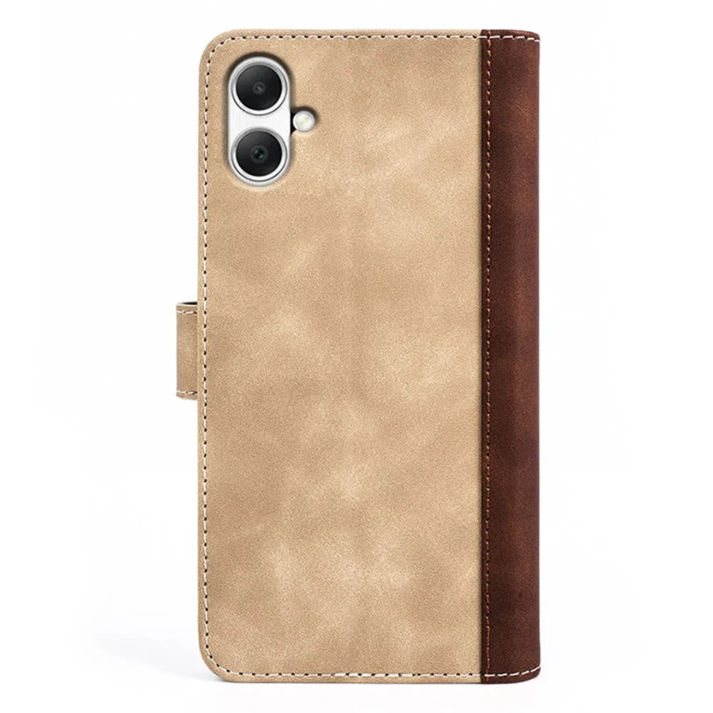 For Samsung Galaxy A05 4G Case Drop Proof PU Leather Wallet Phone Cover - Yellow - 7