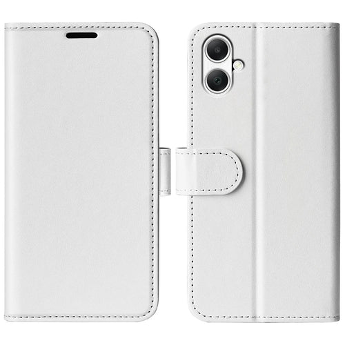 For Samsung Galaxy A05 4G Case Shockproof PU Leather Phone Cover - White - 1