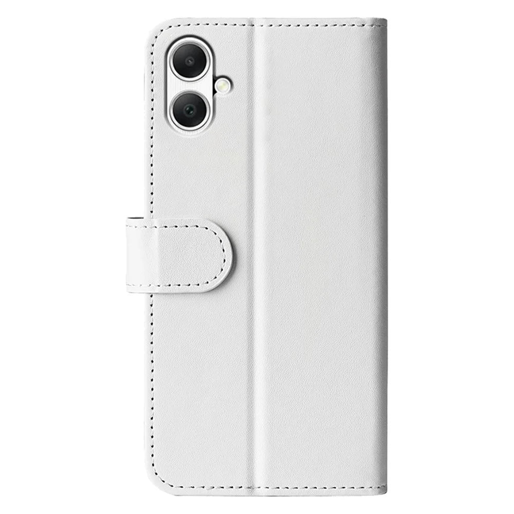 For Samsung Galaxy A05 4G Case Shockproof PU Leather Phone Cover - White - 6