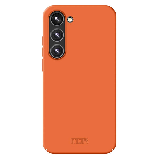 MOFI JK Qin Series For Samsung Galaxy A34 5G Case Matte TPU+Acrylic Back Cover - Orange - 1