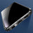 For iPhone 15 Pro Max Anti Peep Phone Case Double-Sided Tempered Glass Metal Frame Cover - Silver - 2