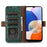 For Samsung Galaxy S25+ / S24+ Case Genuine Cow Leather Wallet Phone Cover - Green - 2