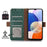 For Samsung Galaxy S25+ / S24+ Case Genuine Cow Leather Wallet Phone Cover - Green - 5