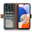 For Samsung Galaxy S24 Ultra Case RFID Blocking Genuine Cow Leather Wallet Phone Cover - Green - 2