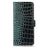For Samsung Galaxy S24 Ultra Case RFID Blocking Genuine Cow Leather Wallet Phone Cover - Green - 7