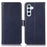 For Samsung Galaxy S25 / S24 Case RFID Blocking Magnetic Clasp Wallet Phone Cover - Blue - 1