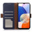 For Samsung Galaxy S25 / S24 Case RFID Blocking Magnetic Clasp Wallet Phone Cover - Blue - 2