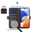 For Samsung Galaxy S25 / S24 Case RFID Blocking Magnetic Clasp Wallet Phone Cover - Blue - 5