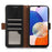 For Samsung Galaxy S25+ / S24+ Case Genuine Cow Leather RFID Blocking Wallet Cover - Black - 2
