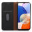 KHAZNEH For Samsung Galaxy S24 Ultra Case Nappa Texture RFID Blocking Phone Wallet Cover - Black - 2