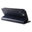 YIKATU YK-006 For iPhone 15 Case Leather Wallet Magnetic Litchi Texture Phone Shell Stand Cover - Navy Blue - 4