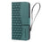 For Samsung Galaxy A33 5G Case Wallet Imprinted Rhombus Leather Cover - Green - 7