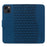 For iPhone 14 Case Imprinted Leather Phone Cover with Wallet Stand - Sapphire - 5