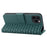 For iPhone 14 Pro Max Leather Case Imprinted Rhombus Wallet Cover - Green - 3