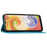 For Samsung Galaxy A05 4G Case Wallet Leather Cover with Imprinted Butterfly - Blue - 4