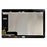 For Huawei MediaPad M2 10.0 M2-A01W M2-A01L Grade B LCD Screen and Digitizer Assembly Replacement Part (without Logo) - White - 3