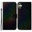 For Samsung Galaxy A05 4G Case Shockproof Dazzling Flower Pattern PU Leather Phone Cover - Black - 1