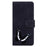 For Samsung Galaxy A15 4G Case Skin-touch Leather Butterfly Printing Phone Cover - Black - 7