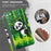 For Samsung Galaxy A05s 4G Case Flip PU Leather 3D Pattern Printing Phone Cover - Panda Climbing - 5
