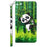 For Samsung Galaxy A05s 4G Case Flip PU Leather 3D Pattern Printing Phone Cover - Panda Climbing - 7