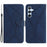 HT05 For Samsung Galaxy A15 4G Case Imprinted Phone Wallet Cover - Blue - 1