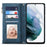 ESEBLE Star Series For Samsung Galaxy S24 Ultra Case Anti-drop Wallet Leather Phone Cover - Blue - 2