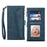 ESEBLE Star Series For Samsung Galaxy S24 Ultra Case Anti-drop Wallet Leather Phone Cover - Blue - 5
