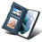 ESEBLE Star Series For Samsung Galaxy S24 Ultra Case Anti-drop Wallet Leather Phone Cover - Blue - 7
