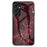 For Samsung Galaxy A05s 4G Cover Marble Pattern Phone Case Tempered Glass+PC+TPU Shell - Blood Red Marble - 1
