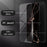 For Samsung Galaxy A05s 4G Cover Marble Pattern Phone Case Tempered Glass+PC+TPU Shell - Blood Red Marble - 2