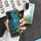 For Samsung Galaxy A15 4G Cover Fall Proof Marble Pattern Tempered Glass+PC+TPU Shell - Blood Red Marble - 6