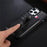 For iPhone 15 Pro Case Hand Strap Kickstand Phone Cover with Card Holder - Black - 2