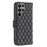 BINFEN COLOR BF Style-14 For Samsung Galaxy S24 Ultra Case Wallet Imprinted Leather Cover - Black - 5