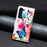 For Samsung Galaxy S25+ / S24+ Case PU Leather Pattern Flip Wallet Smart Phone Cover - Two Butterflies - 6