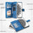 For Samsung Galaxy S24+ Case Mobile Phone Shell Wallet PU Leather Phone Cover with Strap - Blue - 4