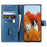 TTUDRCH Style 004 for Samsung Galaxy S24 Leather Case RFID Blocking Splicing Wallet Cover - Blue - 2